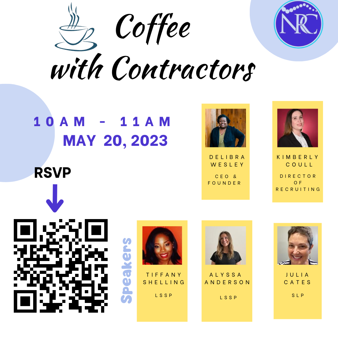 Coffee with Contractors event flyer